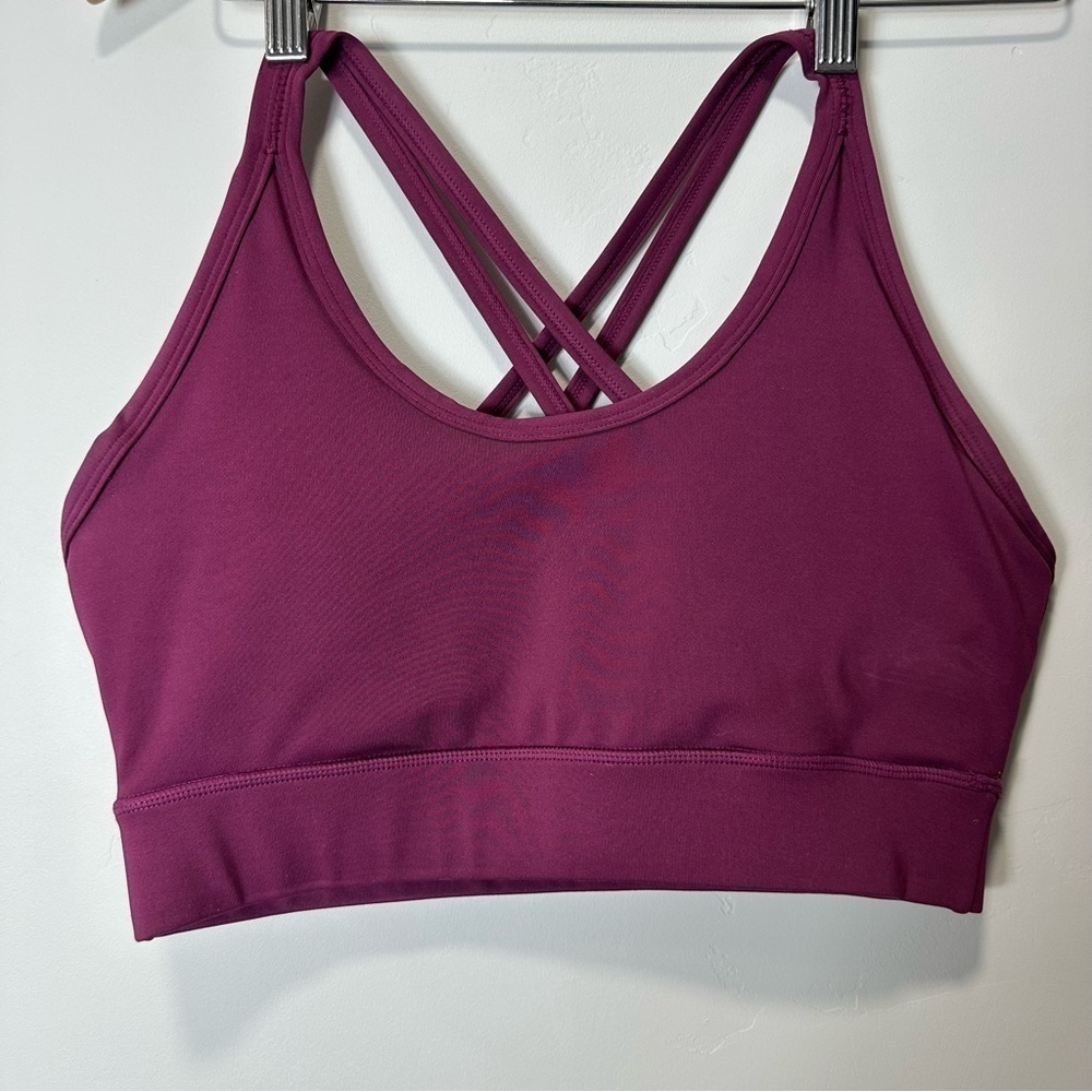 Laundry by Shelli Segal Purple Sports Bra Size M